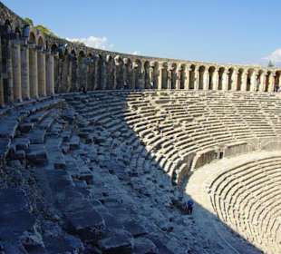 Aspendos An/Abfahrt Landschaft