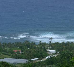 Blick auf die Ostküste von Barbados