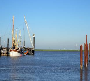 Blick auf die Hafeneinfahrt