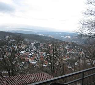 Blick vom Schloss auf Wernigerode