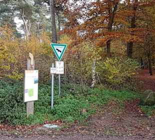 Ameisen Barfußpfad Schermbeck Einstieg Parkplatz