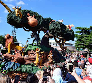Parade im Disneyland
