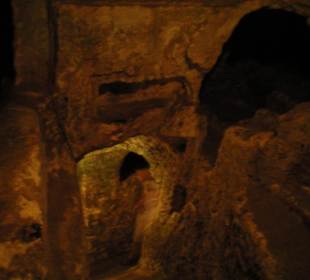 Katakomben von Rabat/Mdina - Zugang zu den tieferen Ebenen