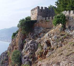 Alte Historische Burg in Alanya