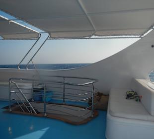 Oberdeck der Christina