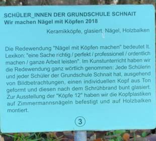 Tafel der Schüler aus Schnait