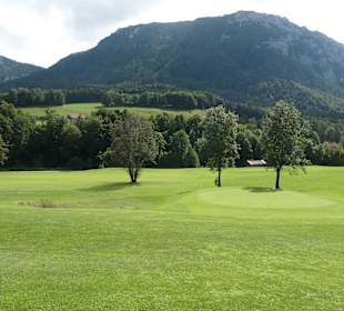 Blick zum Golfplatz von Ruhpolding