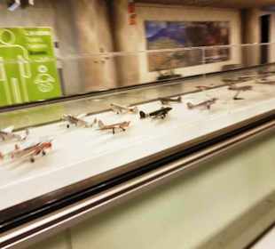 Ausstellungsstücke Flugzeuge