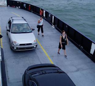 Auf der Fähre nach Outer Banks