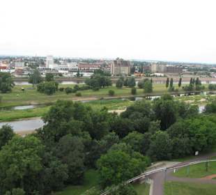 Blick auf Magdeburg aus dem Jahrtausendturm 