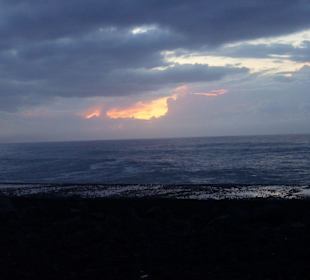 Sonnenuntergang in den Wolken