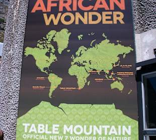 Der Tafelberg zählt zu den Naturwundern