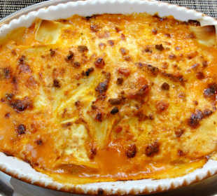 Die Lasagne im Restaurant Gargano