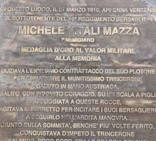 Gedenktafel an der Grenze