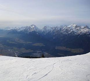 Panoramablick auf die Alpen 
