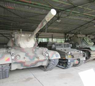Im Freigelände des Militärmuseums Lesany