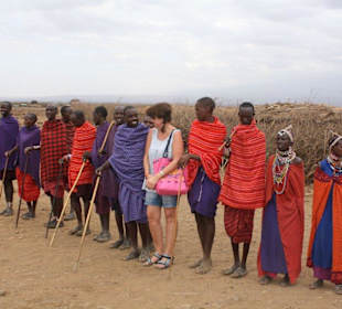 Begrüßung der Masai