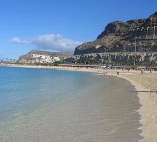 Erholung am Strand von Amadores .