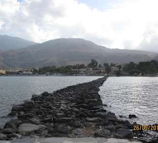 Weg von der Kapelle zum Ort