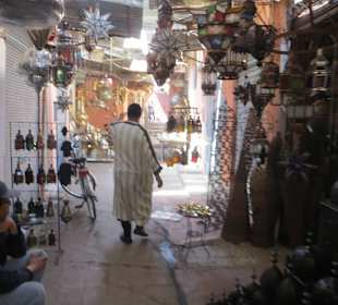 Unterwegs in der Altstadt von Marrakesch