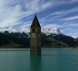 Kirchturm im Reschensee