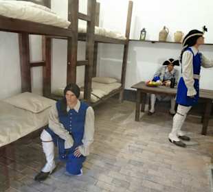 In den Schlafstuben der Soldaten