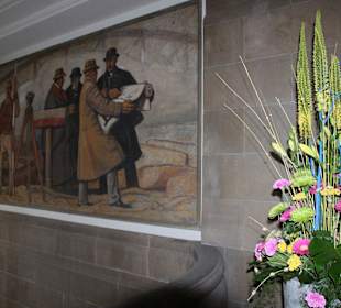 Bilder in der Empfangshalle