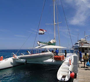 Einfahrt in die Marina