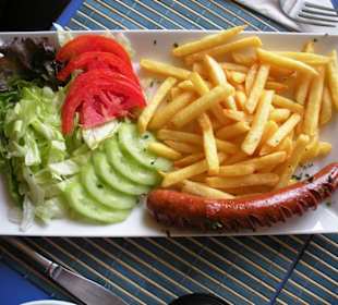 Lecker Mantateller im Heaven Bistro