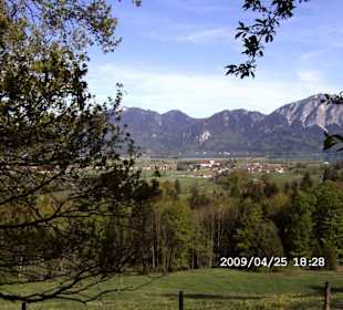 Blick auf die Alpen