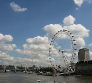 London Eye an der Themse
