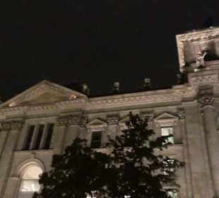 Blick zum Reichstagsgebäude