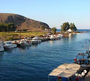 Idylle am kleinen Hafen von Georgioupolis