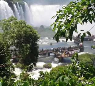 Wasserfälle von Iguazu. Ein Weltwunder