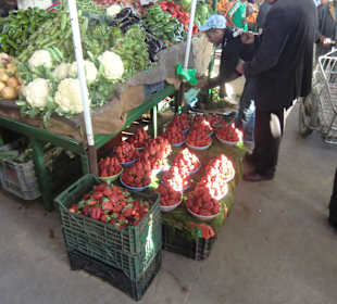 Erdbeeren auf dem Souk