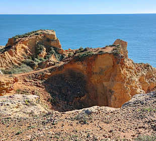 Ausblick Carvoeiro Boardwalk