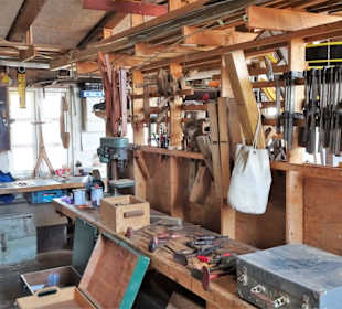 Rundgang über das Gelände der Museumswerft