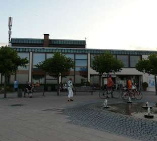 Shops and Restaurants at Sea Front in Dahme