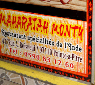 Das Restaurant-Schild