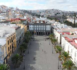 Plac św. Anny widziany z tarasu widokowego katedry