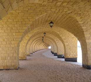 Brücke zum Bootssteeg 