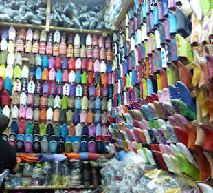 Souks von Marrakesch - Schuhe