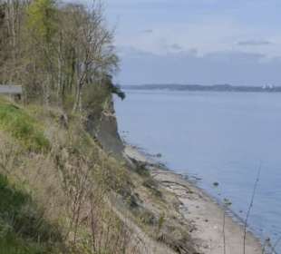 Blick vom Höhenweg auf die Ostsee und Küste