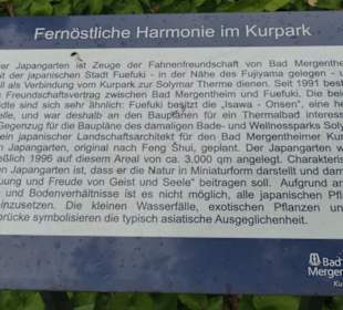 INFO-Tafel am Eingang zum Japanischen Garten
