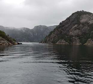 Schifffahrt auf dem Lysefjord