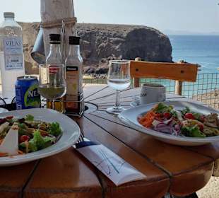 Lecker Essen und schöner Ausblick