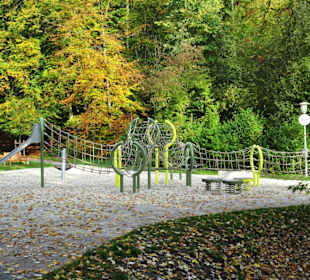 Einer der Spielplätze im Kurpark Bad Iburg