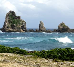 Blick auf die vorgelagerten Inseln der Landzunge