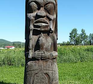 Totempfahl in Kispiox Village