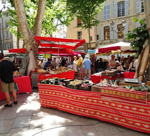 Rundgang über den Wochenmarkt von Aix-en-Provence